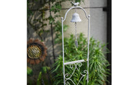 Bird Top Plant Support Scrolling Ornamentation Bell Hanging Plant Support Easy to Install Weather-Resistant