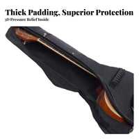 Ukulele Carrying Bag Thickened Padding Acoustic Guitar Gig Bag Soft Guitar Case Waterproof Water-Resistant for Travel, Storage