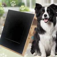 Dog Nail Scratching Pad Wooden Scratching Pad with Adjustable Stand Soothing Pet Supplies for Dogs