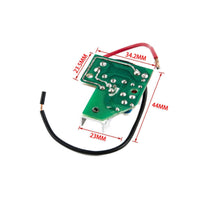 Green PCB Dc Drive Speed Control Board Rotary Knob Brush Drive Driver Module Compact Speed Controller Board Insulated Leads