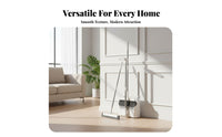 Broom and Dustpan Set Soft Dense Bristles Standing Broom and Dustpan Combo