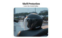 Electric Bike Helmet 3C Certified Half Shell Helmet All Seasons Use Secure Headwear for Riders, Winter Riding, City Commuting