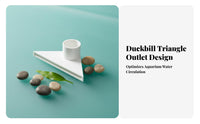 Duckbill Water Outlet Duckbill Water Outlet Nozzle Fish Tank Waterfall Spout for Artificial Waterfalls, Sump Tanks