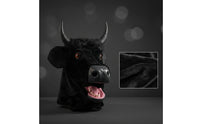 Realistic Latex Mask with Movable Mouth Funny Mask with Movable Jaw Scary Costume Prop Flexible for Cosplayers, Halloween, Cosplay, Stage Performance