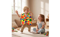Clown Costume Vest Funny Clown Vest Bright Clothing for Children, Kids
