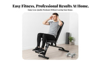 Foldable Design Adjustable Sit-up Bench Decline and Flat Settings Multi-Position Utility Bench Full physique exercise Fitness Equipment Padded padding for Home Gym Users, Adults, Athletes, Weight Lifting, physiquebuilding, Garage