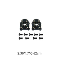 Brass RC Car Part with Screws Electroplated RC Hardware Fastener Set Heavy-Duty Long-Lasting for Hobbyists, Collectors