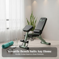 Foldable Exercise Bench Compact Design Sit up Bench Stable for Indoor