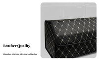 Foldable Design Foldable Storage Box Multi-Compartment Foldable luggage carrier Large Capacity Trunk Organizer Portable with Handles for vehicle Owners, Families, Travelers, Grocery Shopping, journey Trips, rear Seat