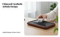 Water-Storing Tea Board space-saving Design Tableware Easy to Clean for Individuals