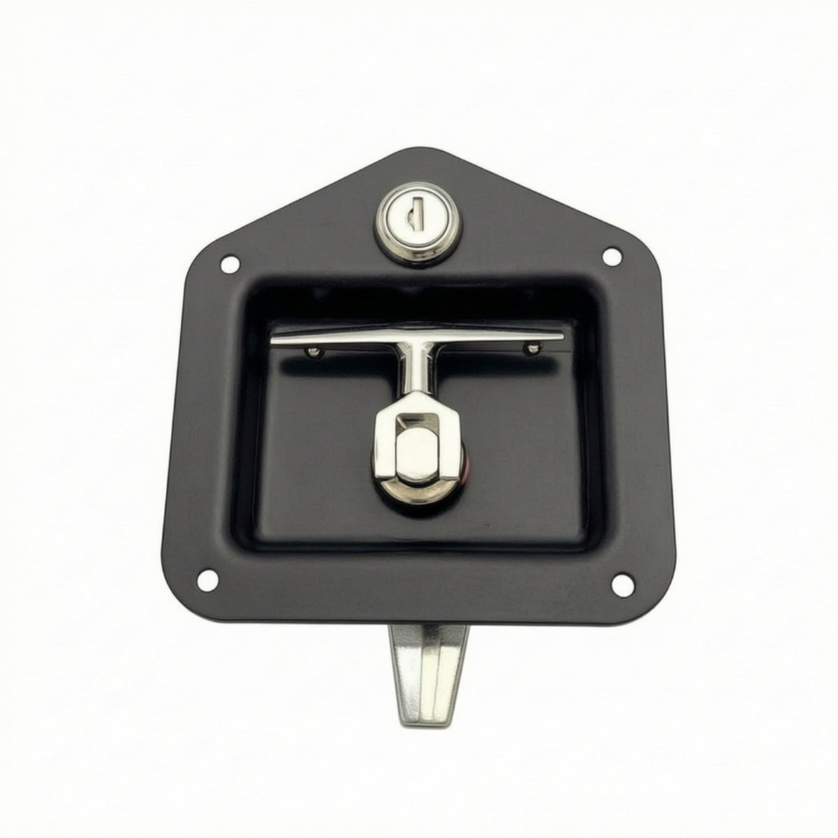 Keyed T-Handle Latch with Keys Flush-Mount T-Handle Lock Corrosion-Resistant Door Lock with Keys Long-Lasting for RV