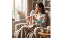 Forearm Yarn Holder Hands-Liberated Yarn Holder with Arm Strap Craft Tool Portable Rotating for Knitters