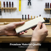 Professional Grade Fret Leveling File Wooden Handle Fretboard Sanding Block Improves Playability for Musicians, Workshop, Music Studio, Home