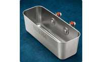 Rail Mounted Box Smooth Stainless Box Easy to Clean Marine Angling Supplies for Yacht Railing