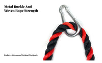 Molded Grips Cable Pull down Rope 70 Cm Cable Attachment Rope Braided Fitness Accessory Thick