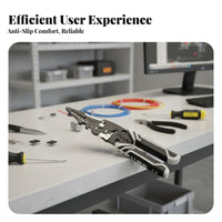 Insulated Handles Wire Stripping Plier Size Markings Wire Stripping Pliers Spring-Loaded Multi-Function Cable Cutter Allall-in-One for Electricians