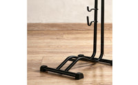 Vertical Upright Bike Stand Floor-Standing Cycle Parking Rack Space-Saving Cycle Maintenance Stand Detachable for Apartment