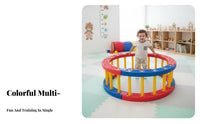 Multi-Functional Quarter Circle Climbing Frame Colorful Curved Play Ladder Kids Balance Arch for Toddlers, Children with Special Needs, Playroom, Sensory Room, Kindergarten, Daycare