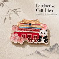 Forbidden City Brooch Pin Souvenir Gift for Kids and Friends