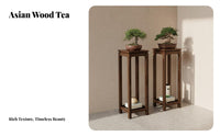 Chinese Design Tea Table Set Minimalist Design Solid Wood Tea Table and Chairs African Ebony Wood Dining Set for Homeowners, Office Managers, Home