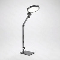 Rechargeable LED Desk Lamp with USB Ports Touch-Control Folding Desk Lamp with Night Light Adjustable Dimmable for Students, Professionals, Office, Workbench