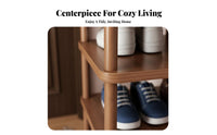 Space Saving Multi-Layer Shoe Rack Large Capacity Multi-Tier Shoe Shelf Easy Assembly Sturdy Construction for Apartment Dwellers, Homeowners, Families, Hallway, Balcony, Small Areas, Bedroom