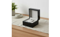 High Gloss Watch Gift Box Soft Safeguarding Interior Single Watch Box Individual Accessory Storage Removable Pad for Men