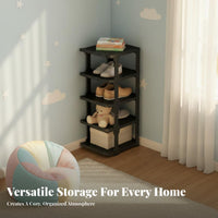 Corner Shoe Rack Space-Saving Multi-Tier Shoe Shelf Multifunctional Vertical Storage Unit for Apartment Dwellers, Families, Entryway, Hallway