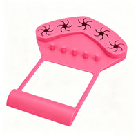 Manicure Hand Rest Adjustable Nail Polish Bottle Holder with Hand Rest Nail Polish Holder with Finger Separators Anti-Spill Soft