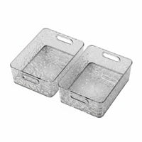 Clear Cosmetic Box Minimalist Design Clear Acrylic Container Easy to Clean