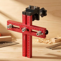 Cabinet Hardware Drilling Positioning Guide Two-Way Scale Drawer Handle Positioning Fixture Knob Hole Template Hex Key Included
