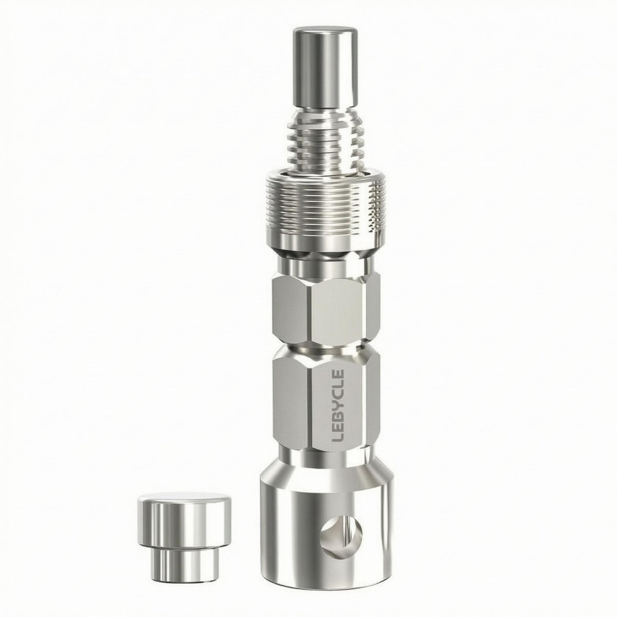CNC-Machined Cycling Crank Puller Threaded Square-Taper Crank Puller Wrench Compatible Hexagonal