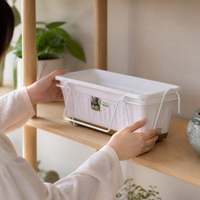 Flower Box 50 cm, Minimalist Balcony Box, Planter for Flowers and Green Plants, Thickened Modern Plastic