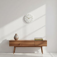 Non-Ticking Modern Silent Wall Clock Easy to Read Minimalist Round Clock Accurate Timekeeping for Living Room, Bedroom, Office