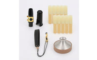 Saxophone Accessory Bundle Adjustable Saxophone Practice Set Mouthpiece with Cap Easy to Use Instrument Parts Sturdy