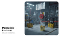 Anti Blast-Resistant-Proof Shovel Heavy-Duty Aluminum Fire Container Non-Ignition Source Ing Fire Shovel for Emergency Responders, Industrial Workers, Maintenance Crews, Hazardous Environments Plants, Oil and Gas Facilities