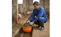 Flush-Mounted Manure Drainage Plug Heavy-Duty Drainage Plug with Handle for Farmers, Pig Farms, Septic Pits