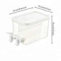 Fridge Drink Dispenser   Refrigerator Drink Dispenser Built-in Strainer Cold Brew Pitcher with Spigot for Party