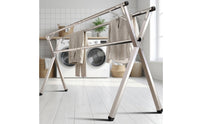 Floor-Standing Clothes Drying Rack Space-Saving Folding Drying Rack Sturdy Household Item Heavy Duty for Patio