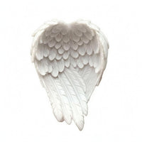 Resin Angel Wing Jewelry Holder Layered Feather Decor Ornament Molded