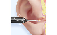 Ear Cerumen Removal Tool with Camera Replaceable Tips for Bathroom, Adults