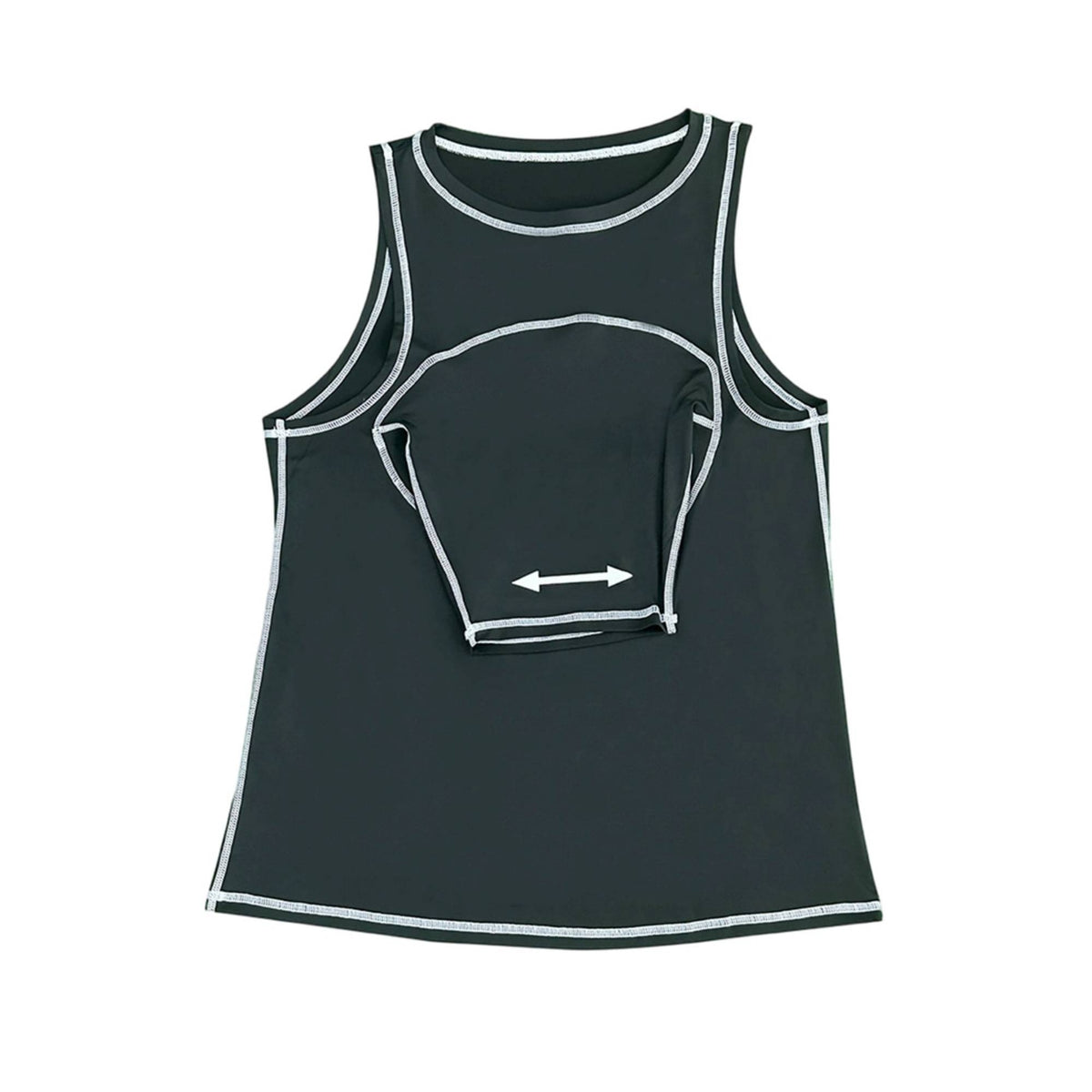 Golf Vest with Training Panel Sleeveless Swing Training Vest Easy to Wear Golf Swing for Beginners
