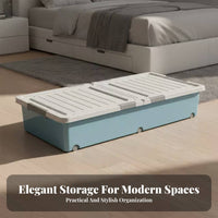 Rolling Underbed Drawer Wheeled Design Under-Bed Rolling container compact