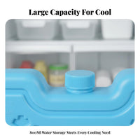 800ml Air Chiller Ice Box Extended Water-Fillable Freezer Pack High-High-Performance Cooling Material Reusable Freezing Block for Pets