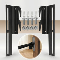 2 Pieces Headboard Adapter Brackets Adjustable Headboard Attachment Brackets Bed Frame Adapter Easy Installation for DIYers