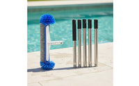 Easy to Maneuver Stainless Steel Pool Brush Rust Stain Removal Pool Scrubber Brush