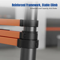 Telescopic Ladder, Multi-Function Extension, Thickened Steel, Portable, For Home & Engineering