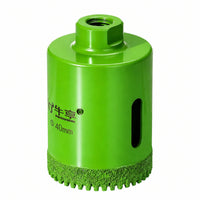 Chip Removal Slot Angle Grinder Hole Saw Abrasive Cutting Rim Dry Drilling Hole Saw Threaded Connector Diamond Core Drill Bit Cup Style