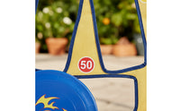 Freestanding Water-Play Target Game Rack Versatile Target Game with Net Outdoor Active for Backyard