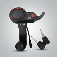 Electric Scooter Instrument Panel with Keys 48V Scooter Throttle with Display Digital Speed Controller LCD for Commuters